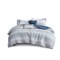Urban Habitat West Cotton Jacquard 5-pcs Cotton Comforter Set with Blue Finish